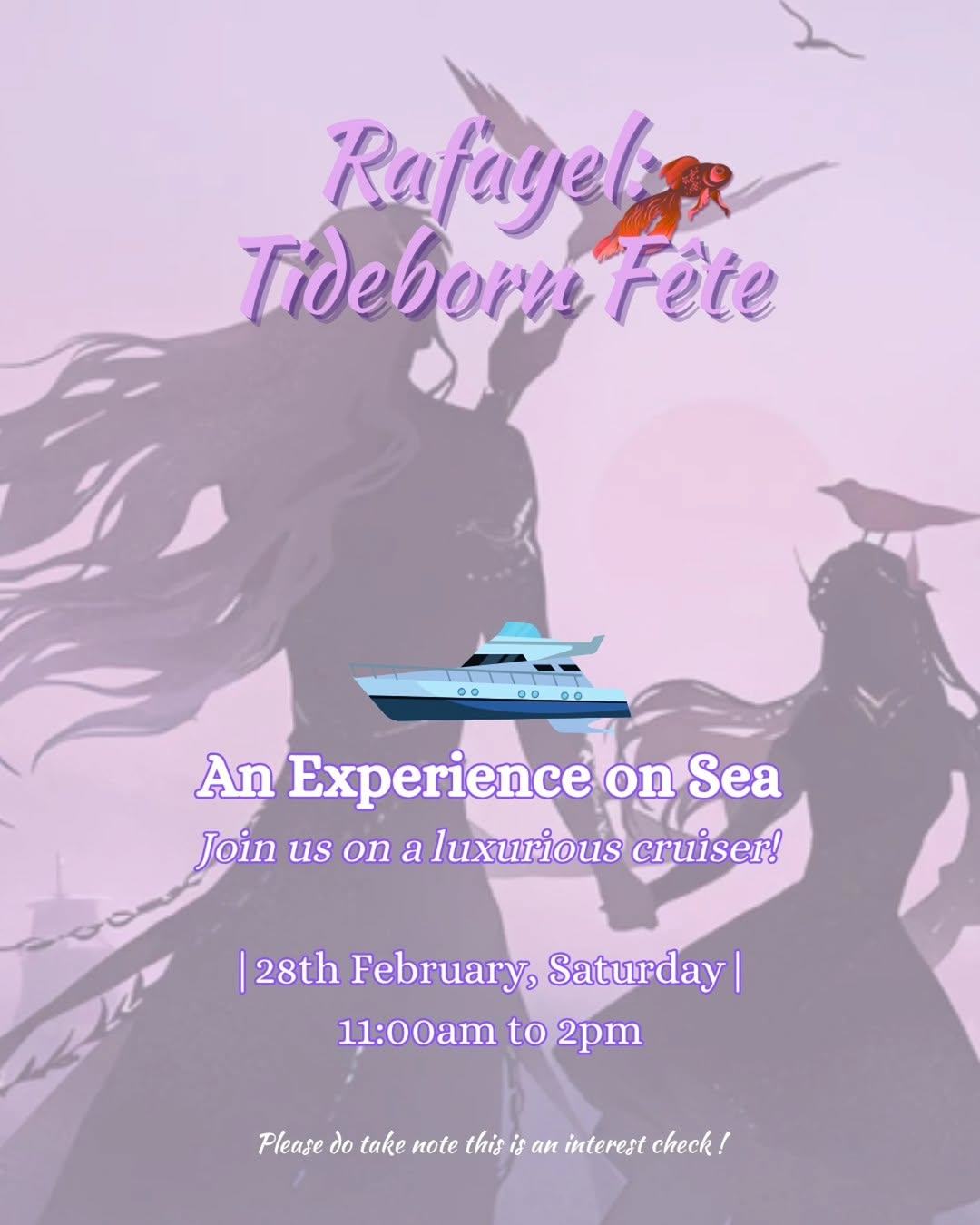 Love & Deepspace Rafayel Tideborn Fete Fanevent