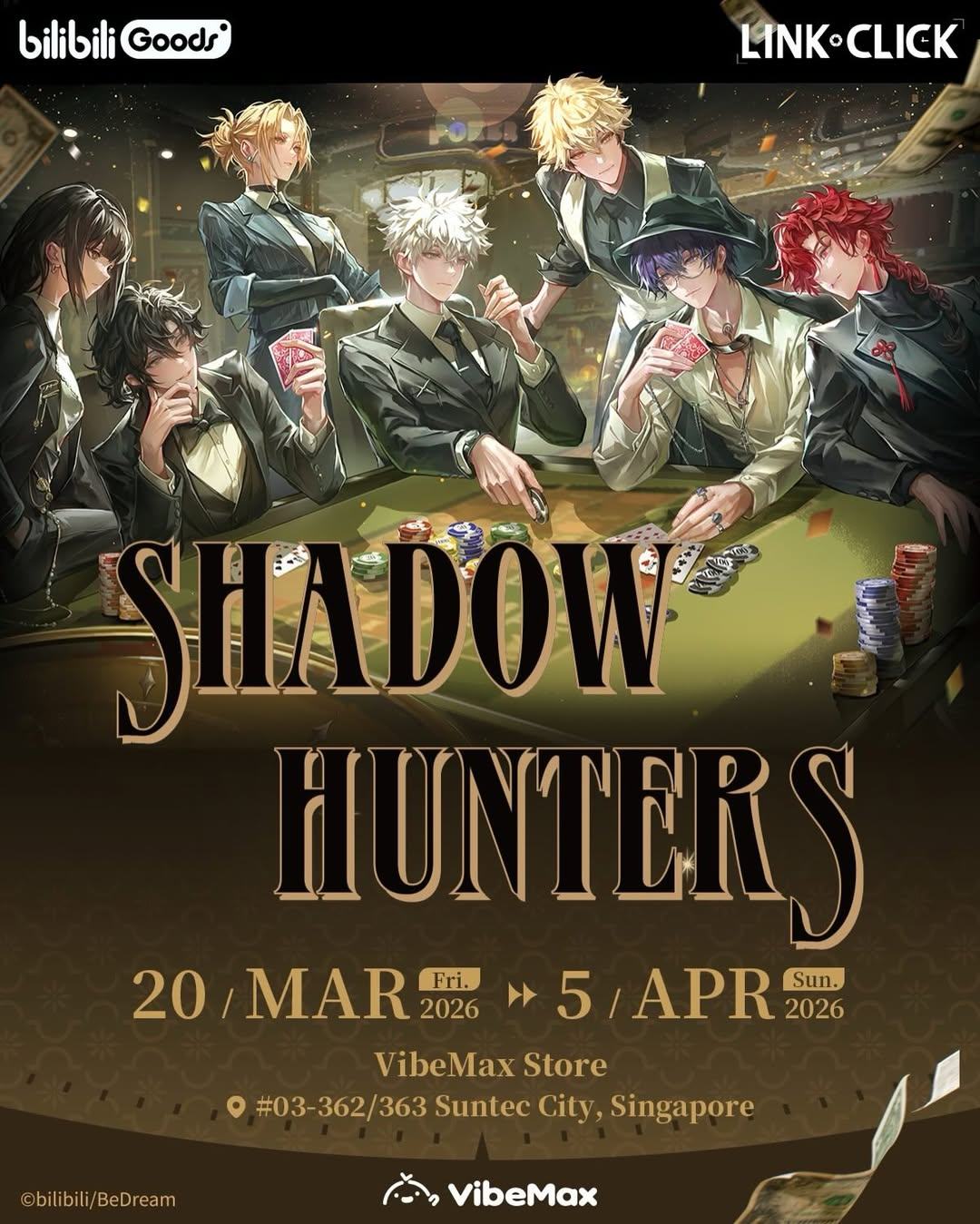 VibeMax x Link Click | "Shadow Hunters" Theme Store Event (20 March - 5 April)