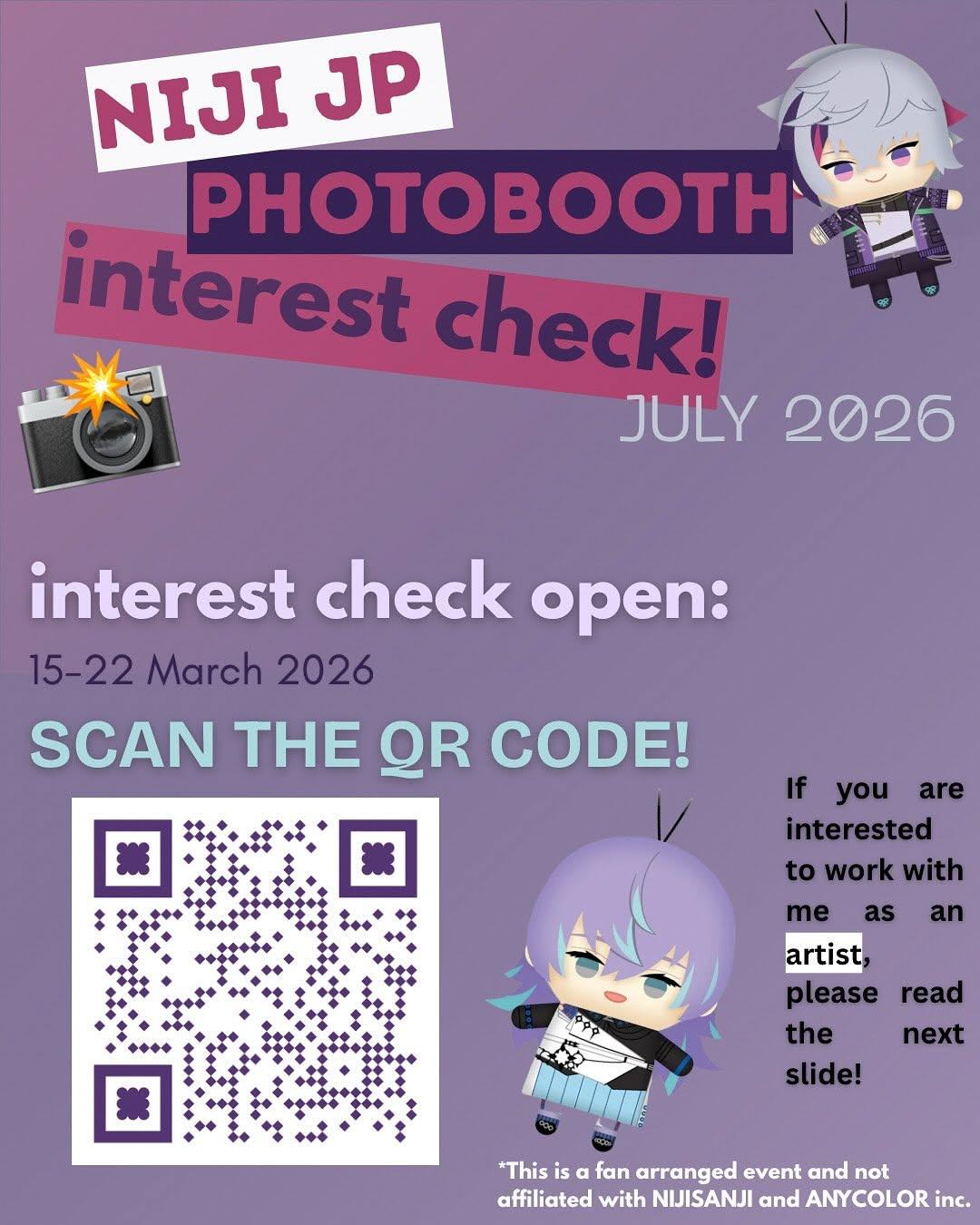 NIJISANJI JP PHOTOBOOTH Interest Check