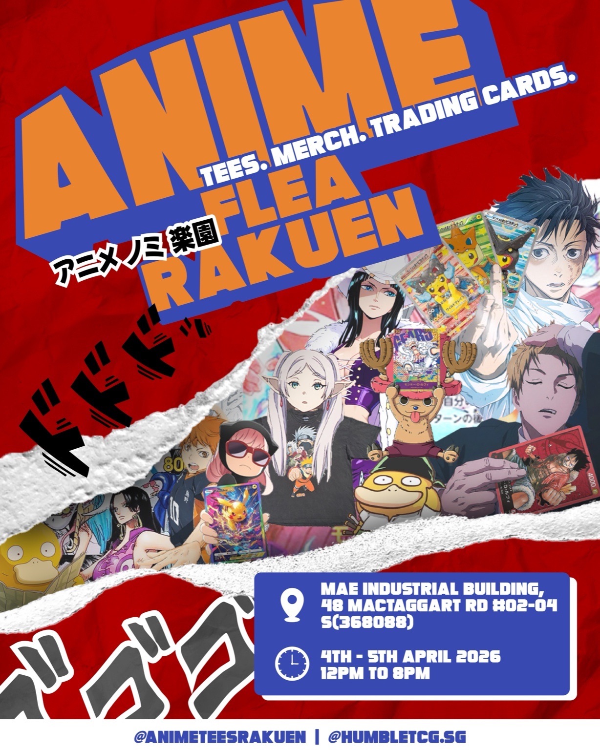 Anime Flea Rakuen x Humble TCG