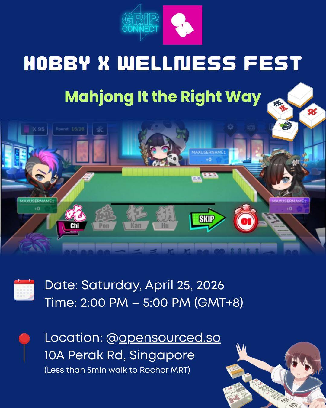 Hobby X Wellness Fest | Mahjong It The Right Way